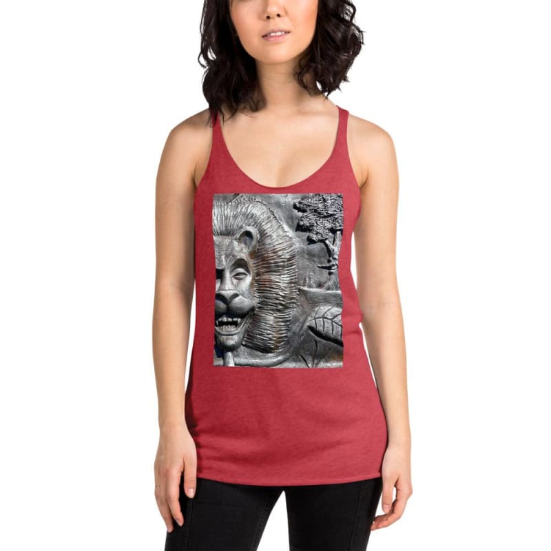 Lion's Friends Forever V3 - Women's Racerback Tank Top - Fry1Productions