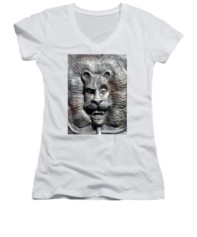 "Lion's Friends Forever" - Women's V-Neck - Fry1Productions