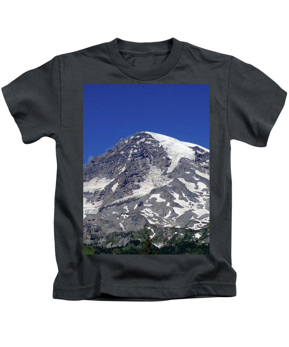 "Majestic Mt. Rainier" - Kids T-Shirt - Fry1Productions