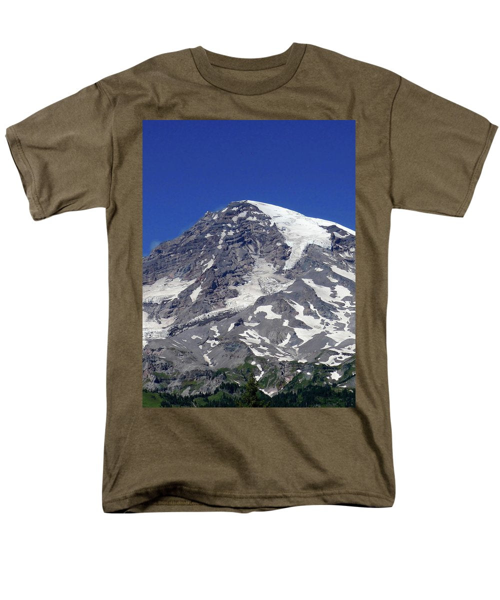 Majestic Mt. Rainier - Men's T-Shirt (Regular Fit) - Fry1Productions
