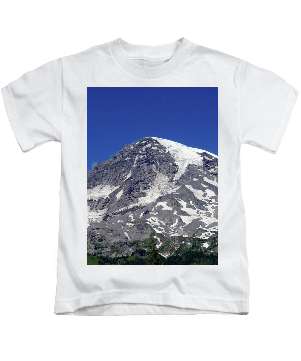 "Majestic Mt. Rainier" - Kids T-Shirt - Fry1Productions