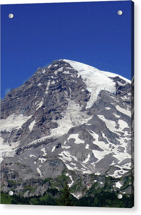 Majestic Mt. Rainier - Acrylic Print - Fry1Productions