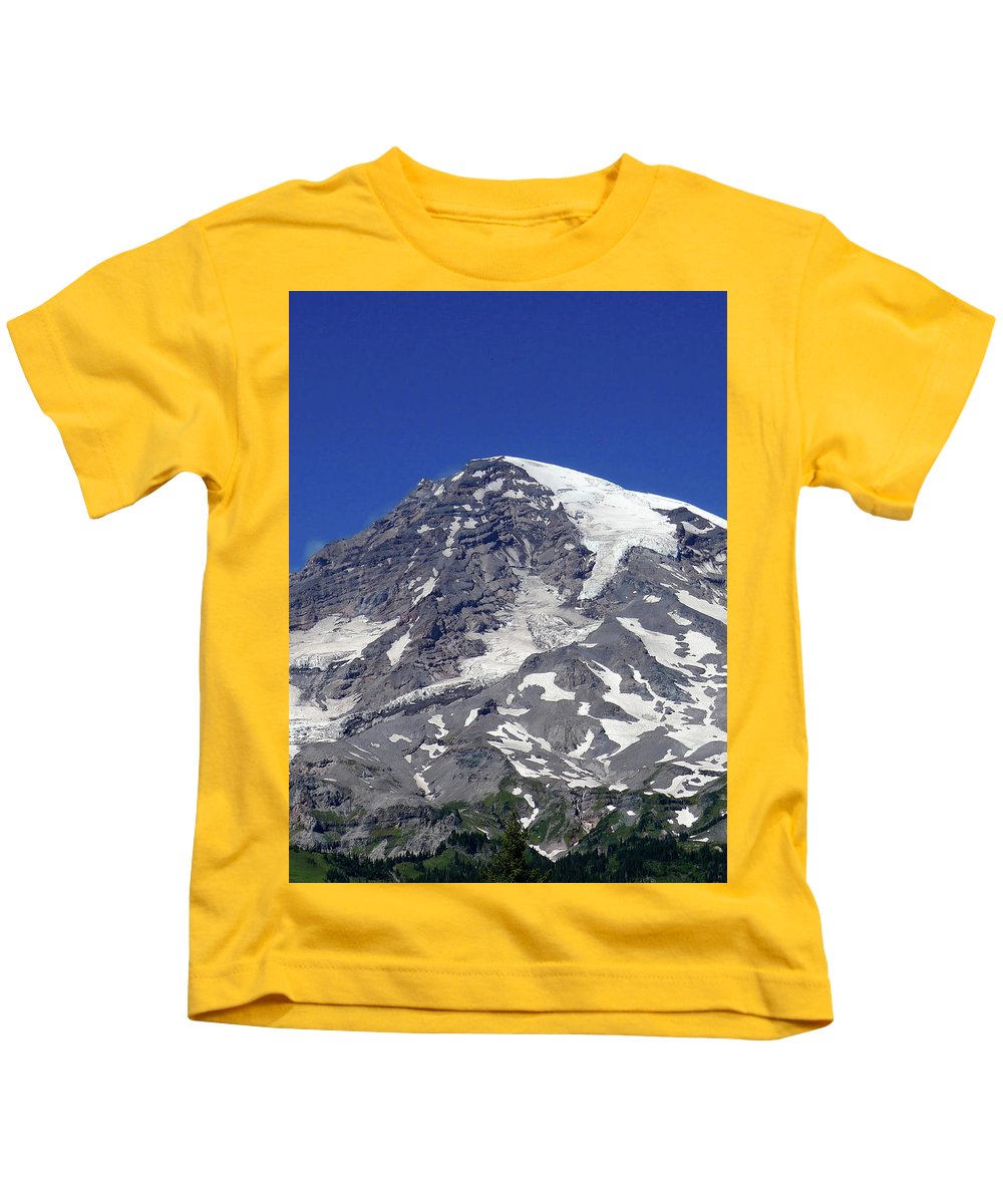 "Majestic Mt. Rainier" - Kids T-Shirt - Fry1Productions