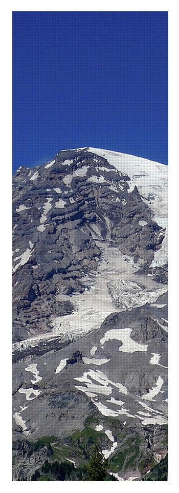 "Majestic Mt. Rainier" - Yoga Mat - Fry1Productions