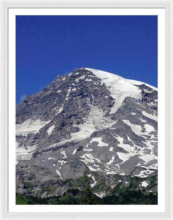 Majestic Mt. Rainier - Framed Print - Fry1Productions