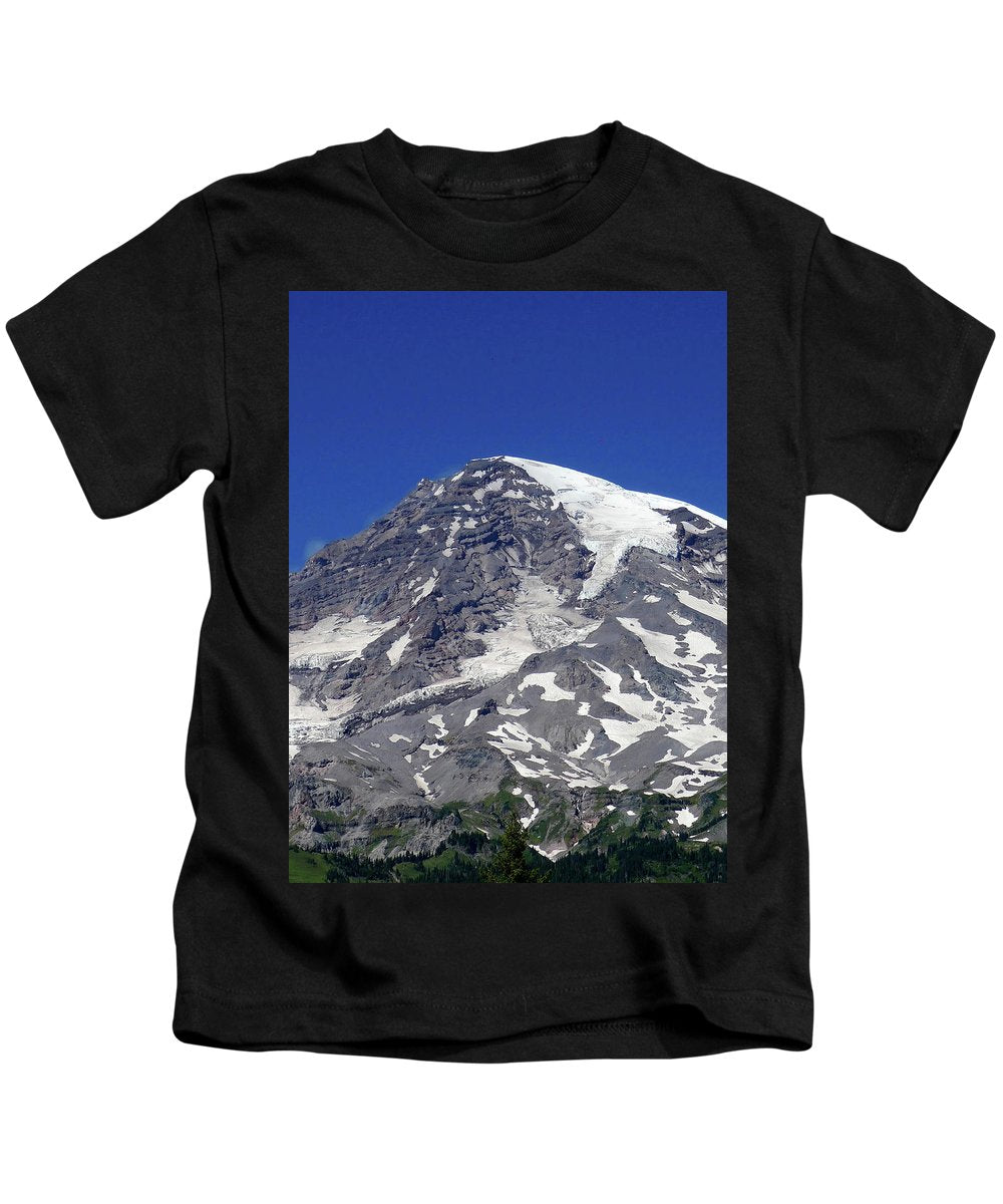 "Majestic Mt. Rainier" - Kids T-Shirt - Fry1Productions