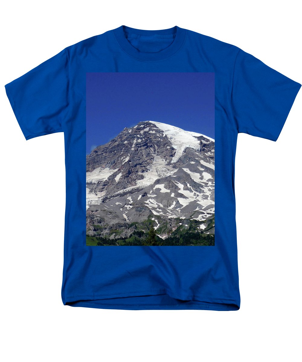 Majestic Mt. Rainier - Men's T-Shirt (Regular Fit) - Fry1Productions