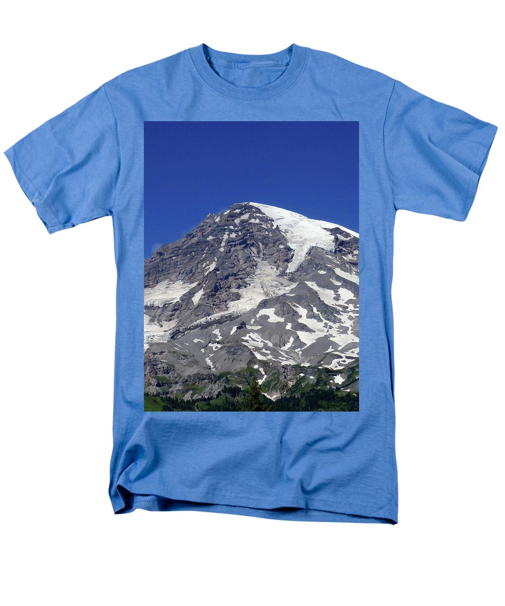 Majestic Mt. Rainier - Men's T-Shirt (Regular Fit) - Fry1Productions