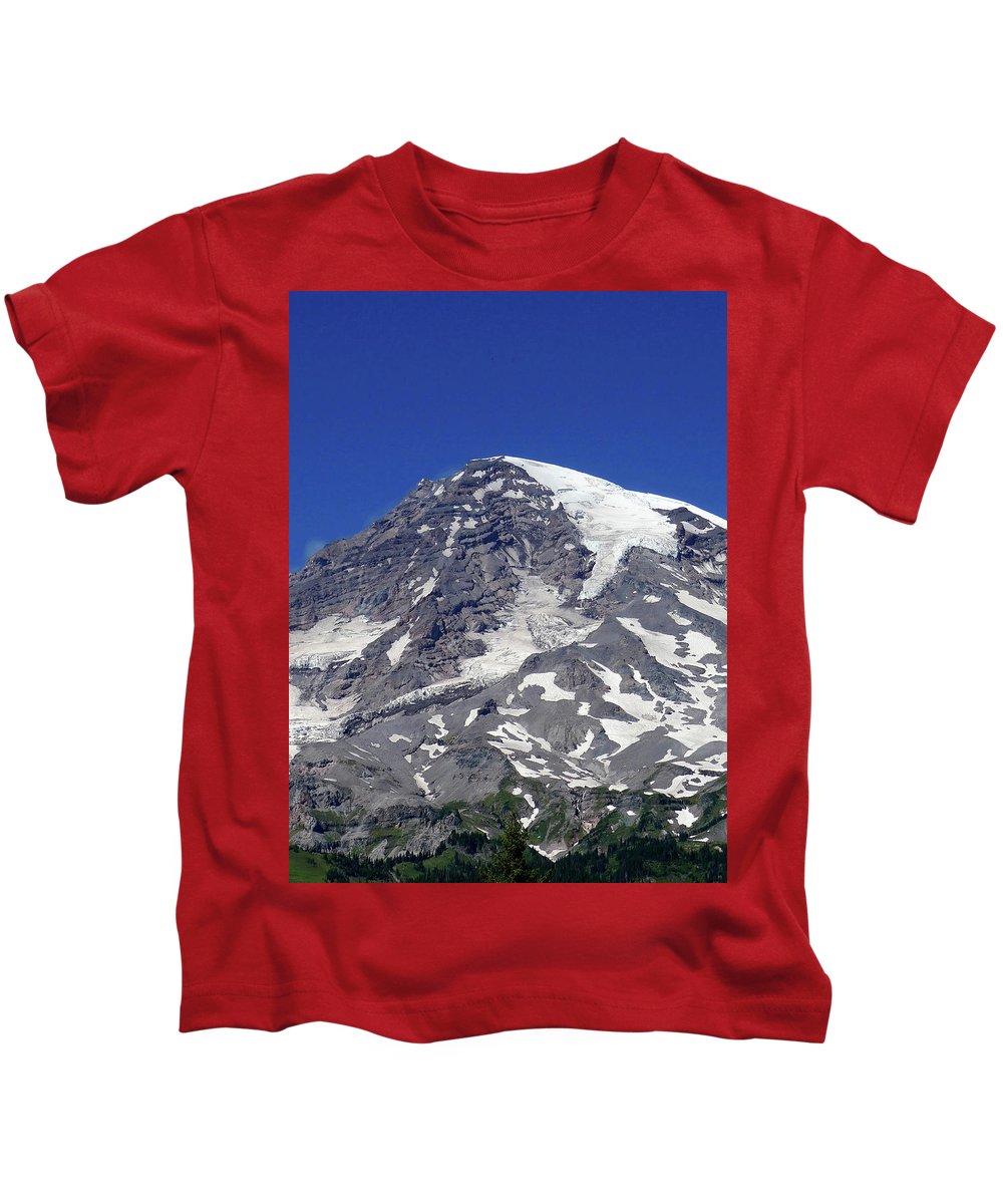 "Majestic Mt. Rainier" - Kids T-Shirt - Fry1Productions