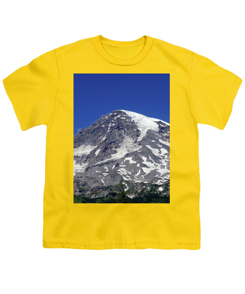 Majestic Mt. Rainier - Youth T-Shirt - Fry1Productions