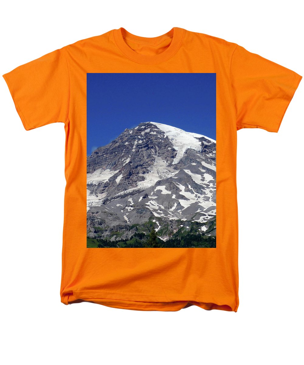Majestic Mt. Rainier - Men's T-Shirt (Regular Fit) - Fry1Productions