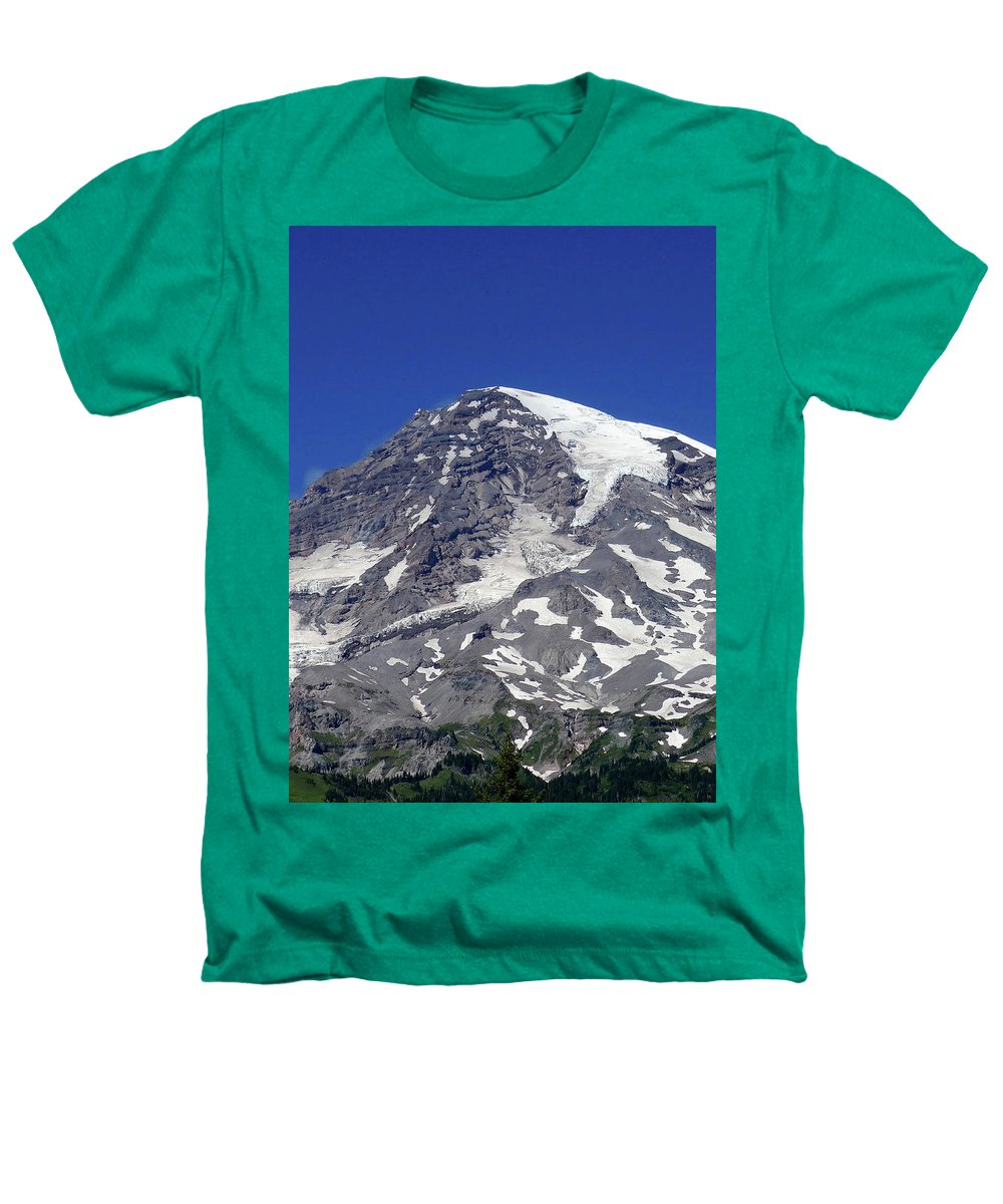 Majestic Mt. Rainier - Heathers T-Shirt - Fry1Productions