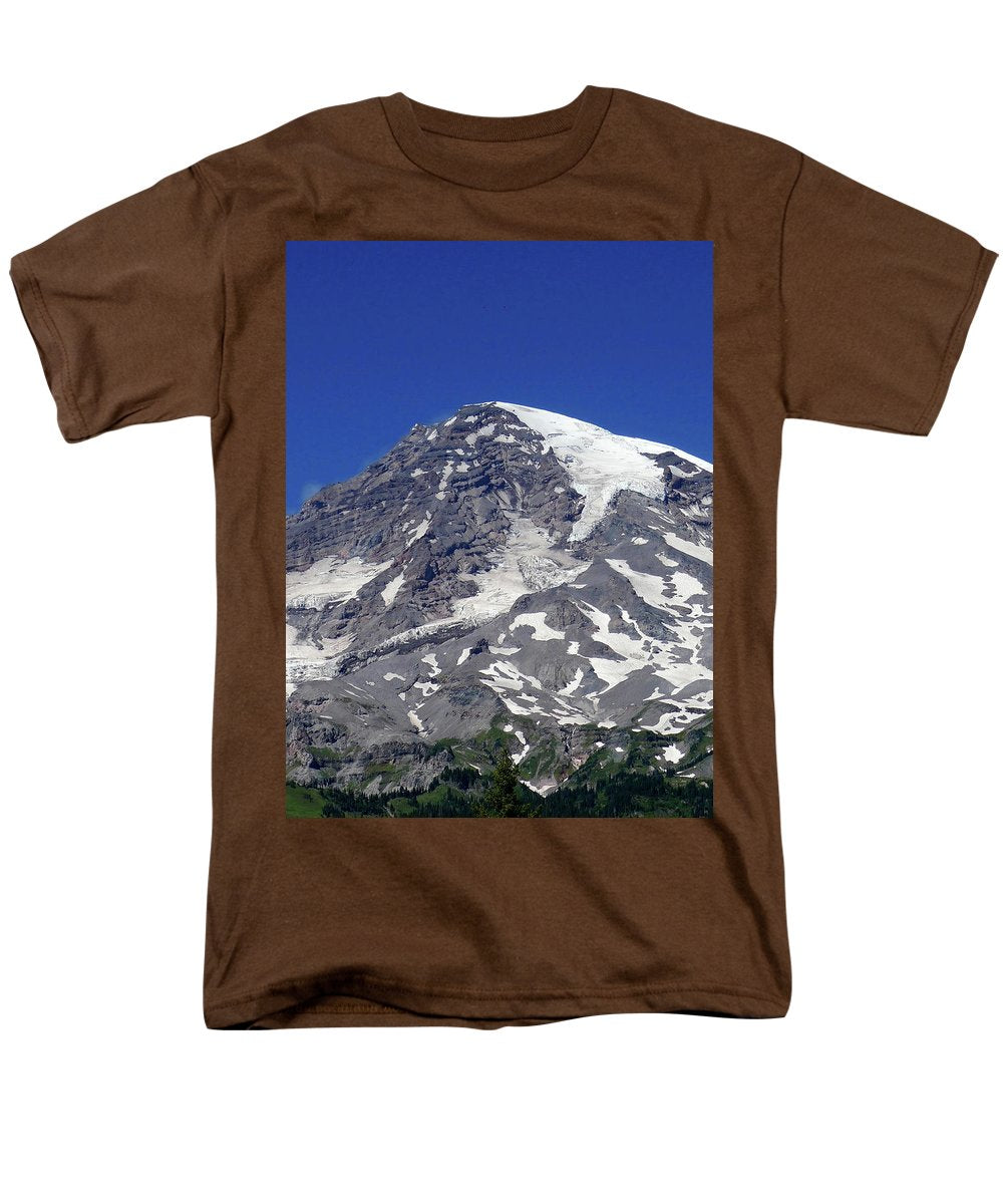 Majestic Mt. Rainier - Men's T-Shirt (Regular Fit) - Fry1Productions