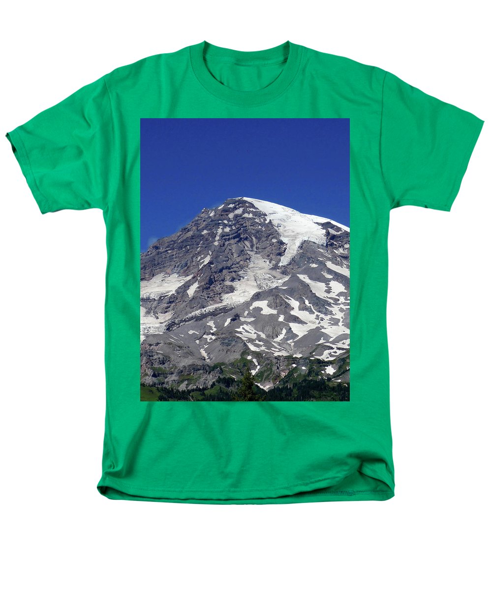 Majestic Mt. Rainier - Men's T-Shirt (Regular Fit) - Fry1Productions