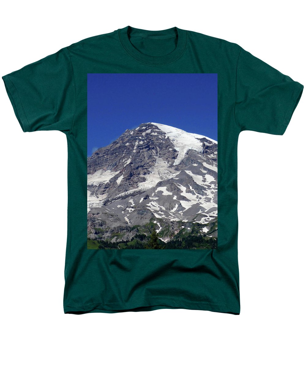 Majestic Mt. Rainier - Men's T-Shirt (Regular Fit) - Fry1Productions