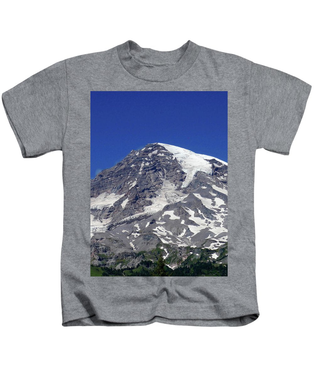 "Majestic Mt. Rainier" - Kids T-Shirt - Fry1Productions