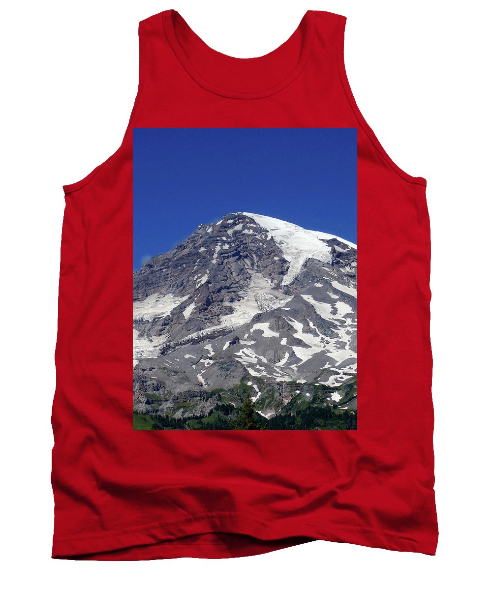 "Majestic Mt. Rainier" - Tank Top - Fry1Productions