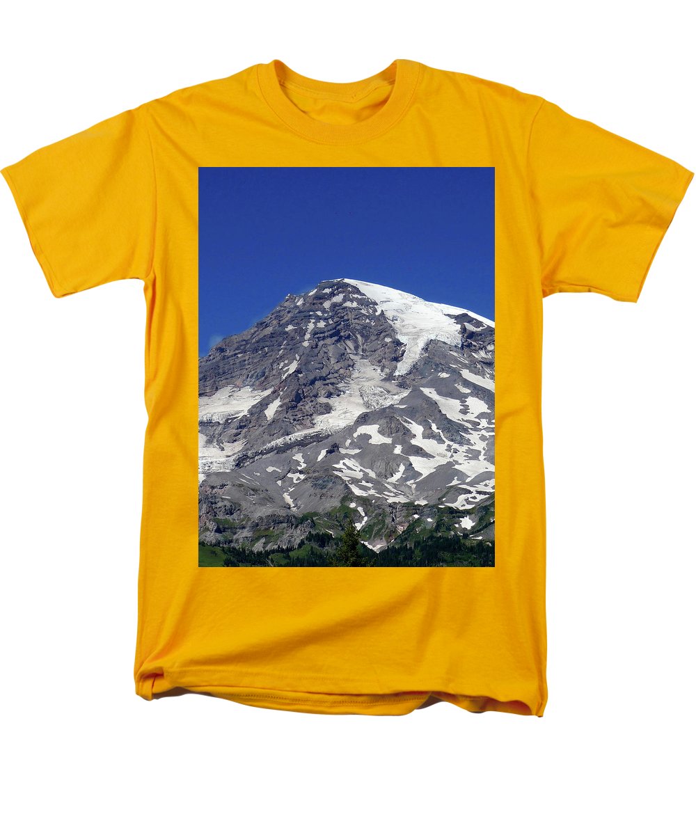 Majestic Mt. Rainier - Men's T-Shirt (Regular Fit) - Fry1Productions