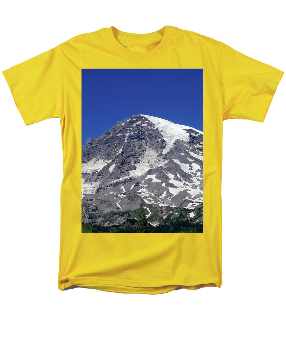 Majestic Mt. Rainier - Men's T-Shirt (Regular Fit) - Fry1Productions