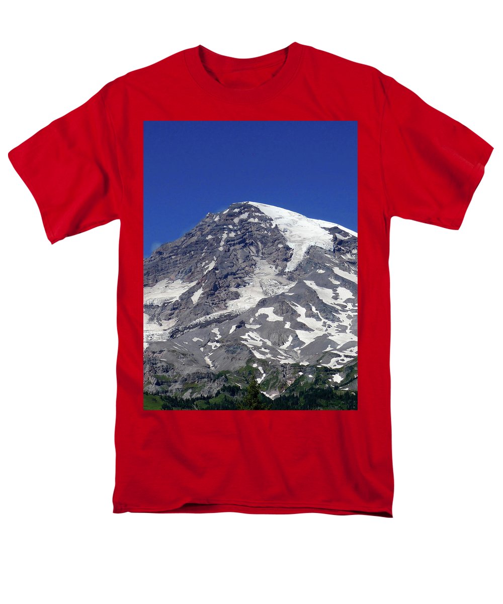Majestic Mt. Rainier - Men's T-Shirt (Regular Fit) - Fry1Productions