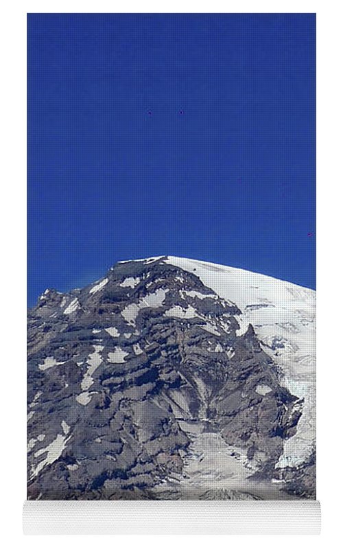 "Majestic Mt. Rainier" - Yoga Mat - Fry1Productions