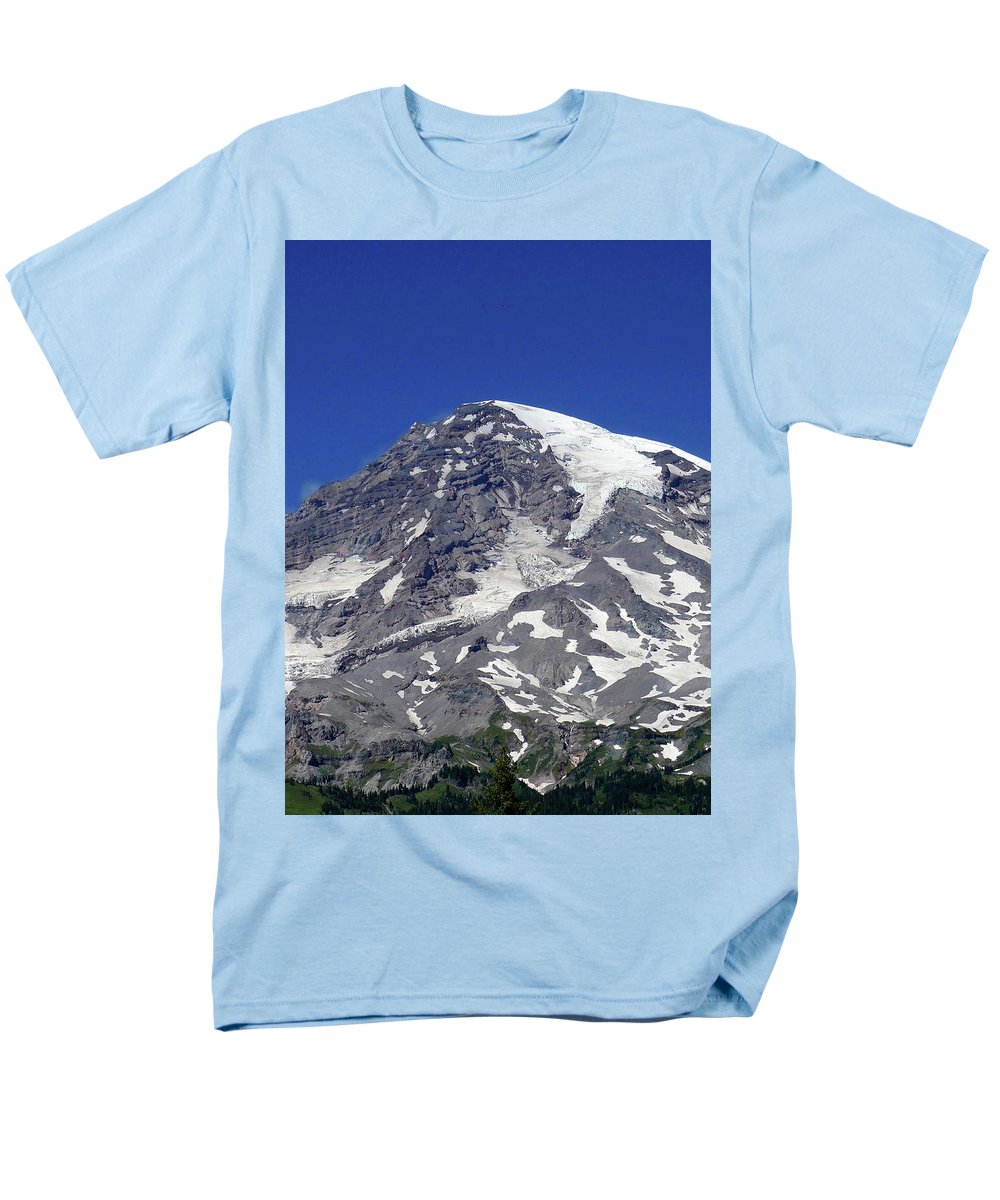 Majestic Mt. Rainier - Men's T-Shirt (Regular Fit) - Fry1Productions