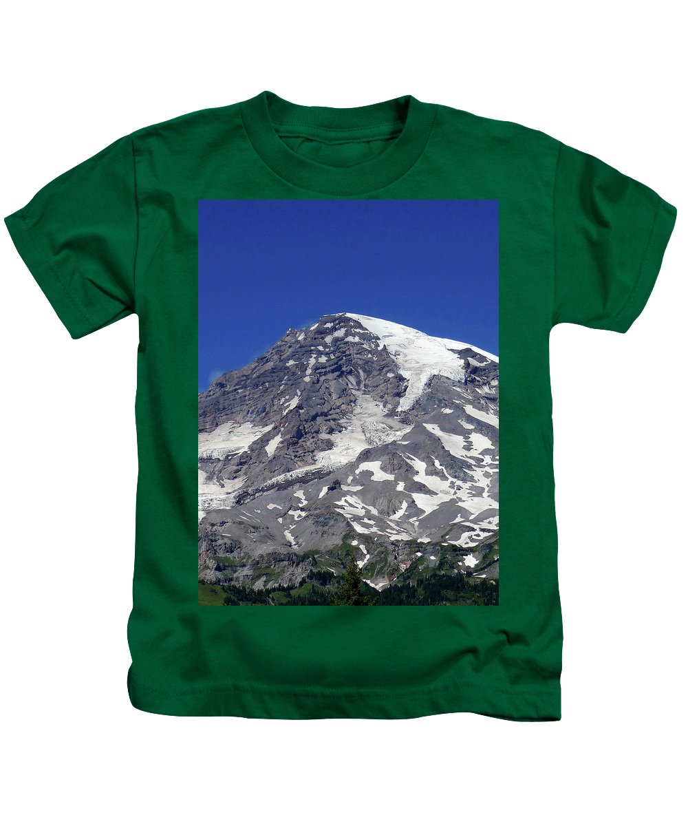 "Majestic Mt. Rainier" - Kids T-Shirt - Fry1Productions