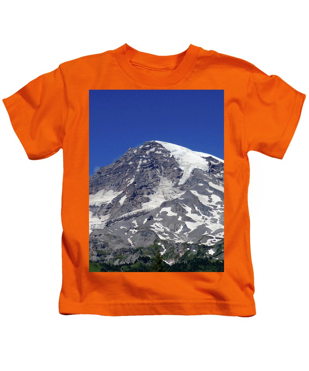 "Majestic Mt. Rainier" - Kids T-Shirt - Fry1Productions