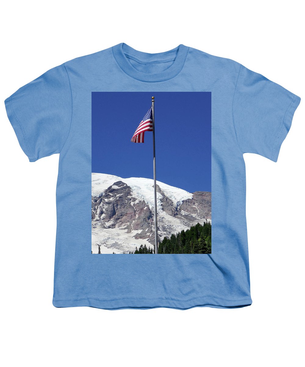 Patriotic Rainier - Youth T-Shirt - Fry1Productions