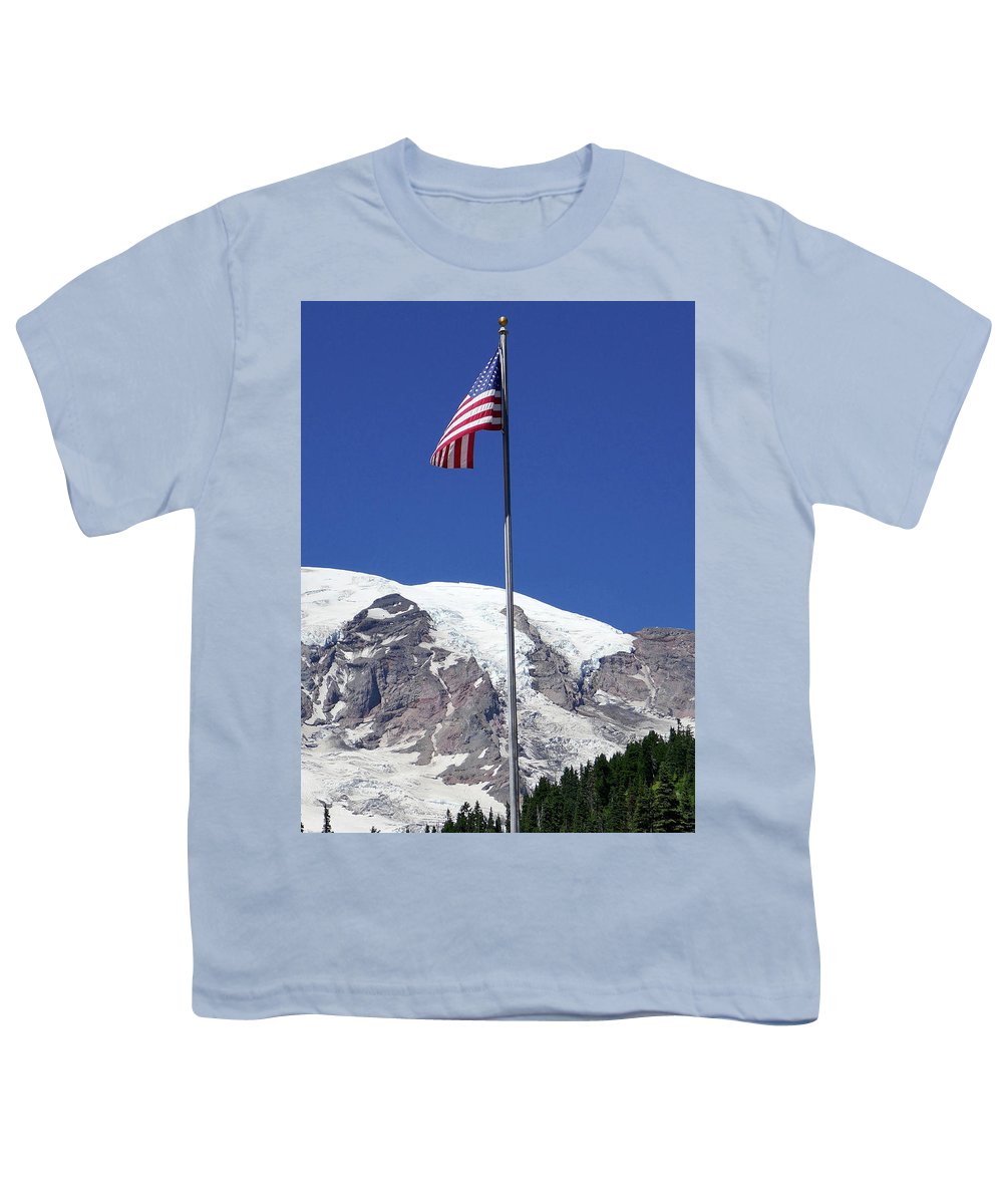 Patriotic Rainier - Youth T-Shirt - Fry1Productions