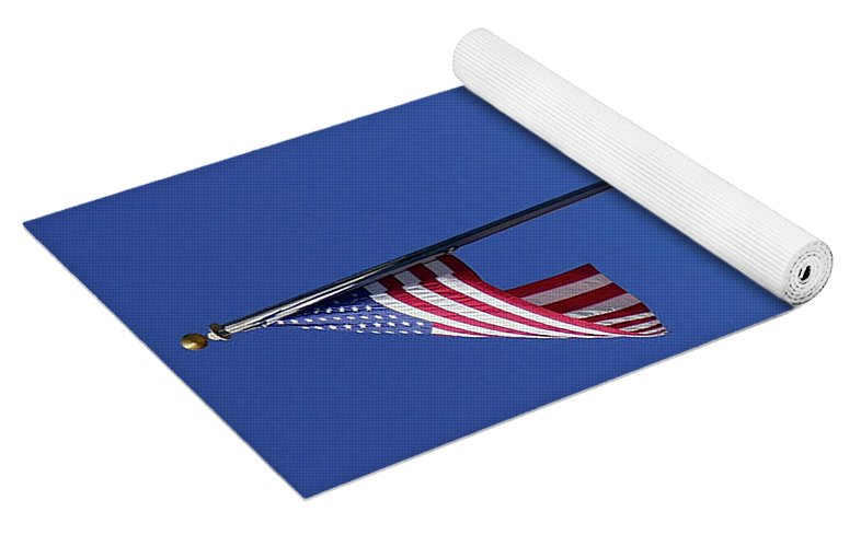 "Patriotic Rainier" - Yoga Mat - Fry1Productions