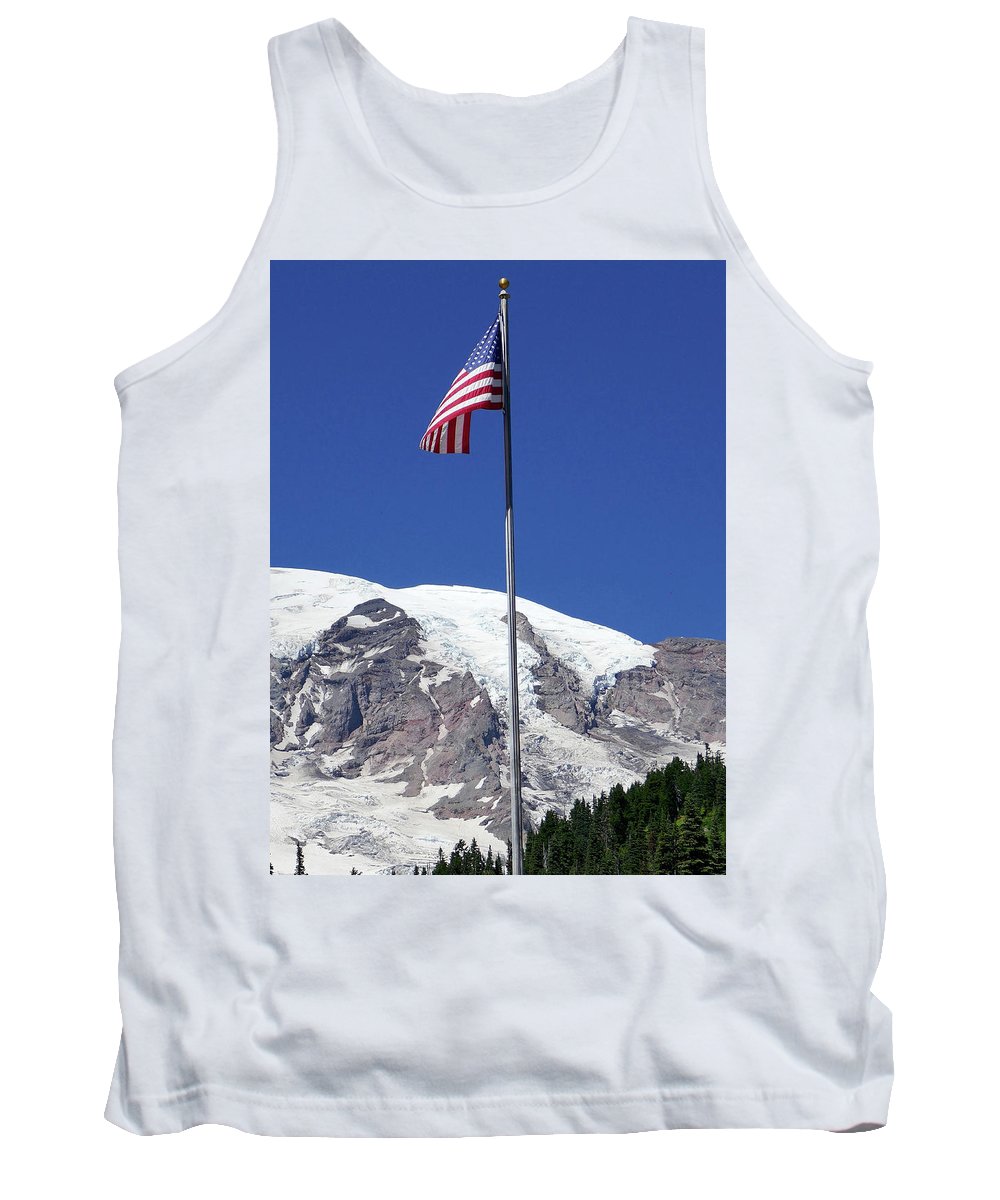 "Patriotic Rainier" - Tank Top - Fry1Productions