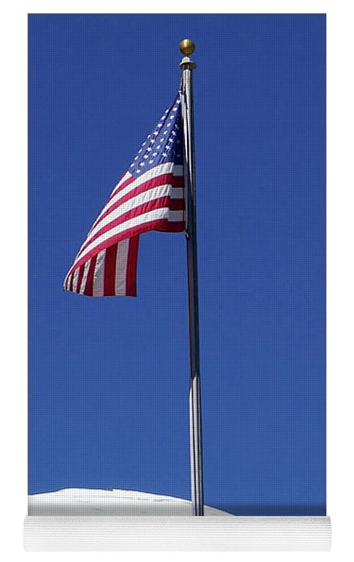 "Patriotic Rainier" - Yoga Mat - Fry1Productions