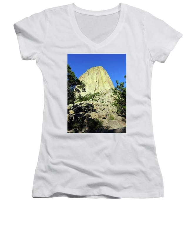 "Reaching Heaven" - Women's V-Neck - Fry1Productions