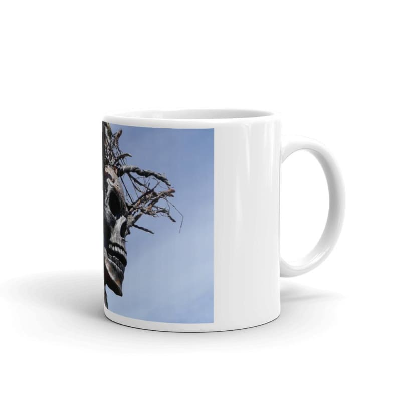 Skull Warrior - 11 oz and 15 oz Ceramic Coffee Mugs - Fry1Productions