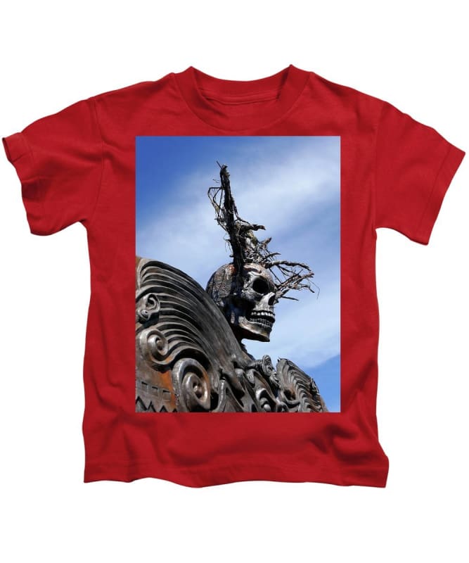 "Skull Warrior"- Kids T-Shirt - Fry1Productions