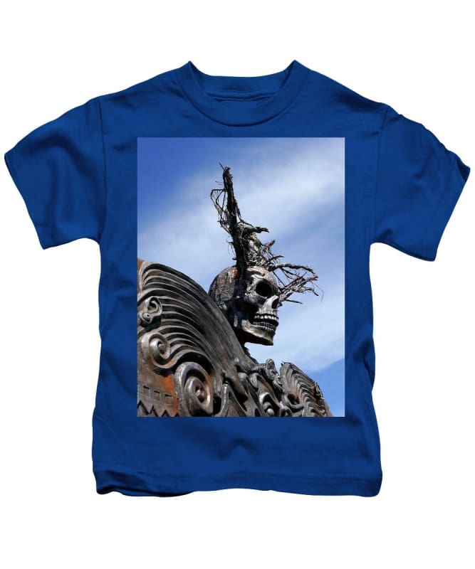 "Skull Warrior"- Kids T-Shirt - Fry1Productions
