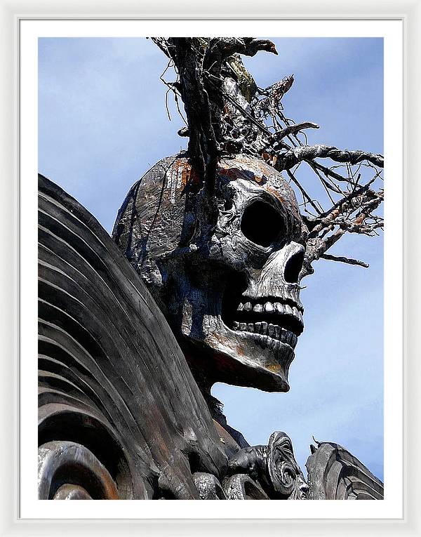Skull Warrior - Framed Print - Fry1Productions