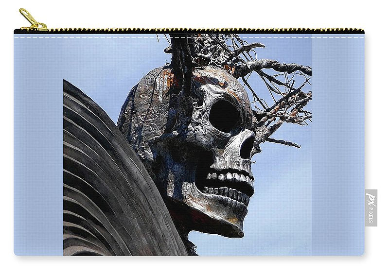 Skull Warrior - Carry-All Pouch - Fry1Productions