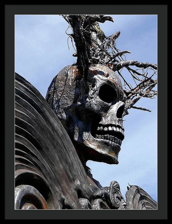 Skull Warrior - Framed Print - Fry1Productions