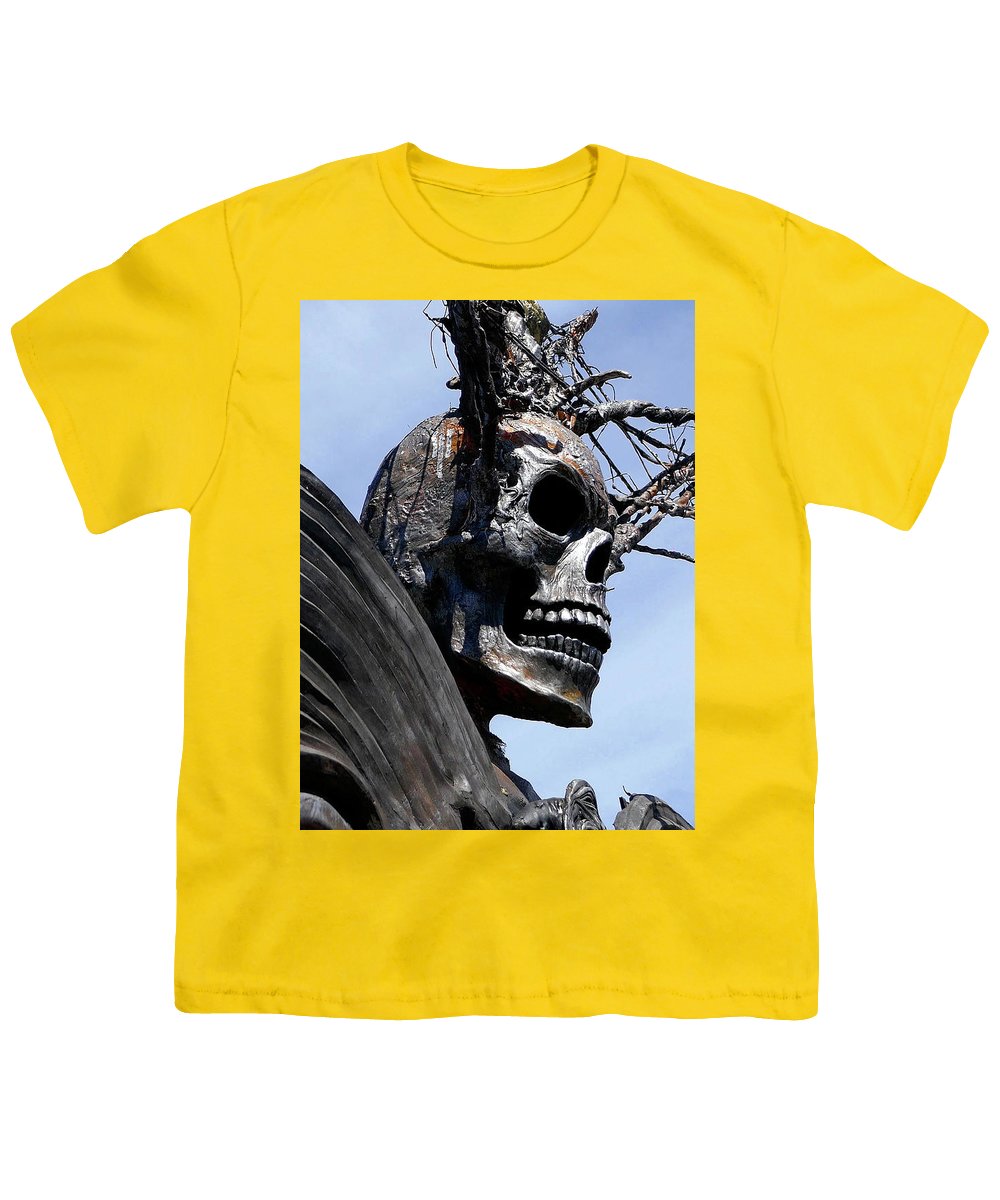 Skull Warrior - Youth T-Shirt - Fry1Productions