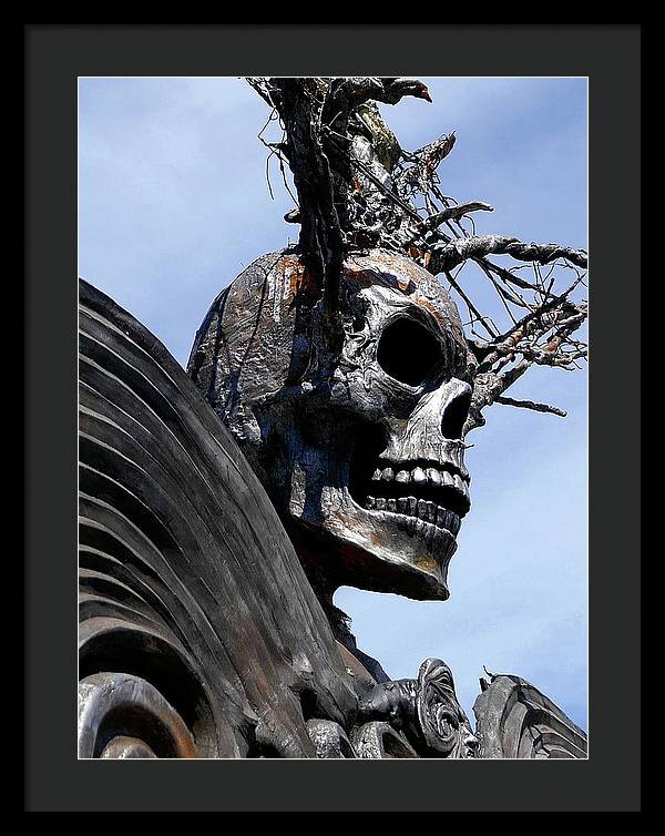 Skull Warrior - Framed Print - Fry1Productions