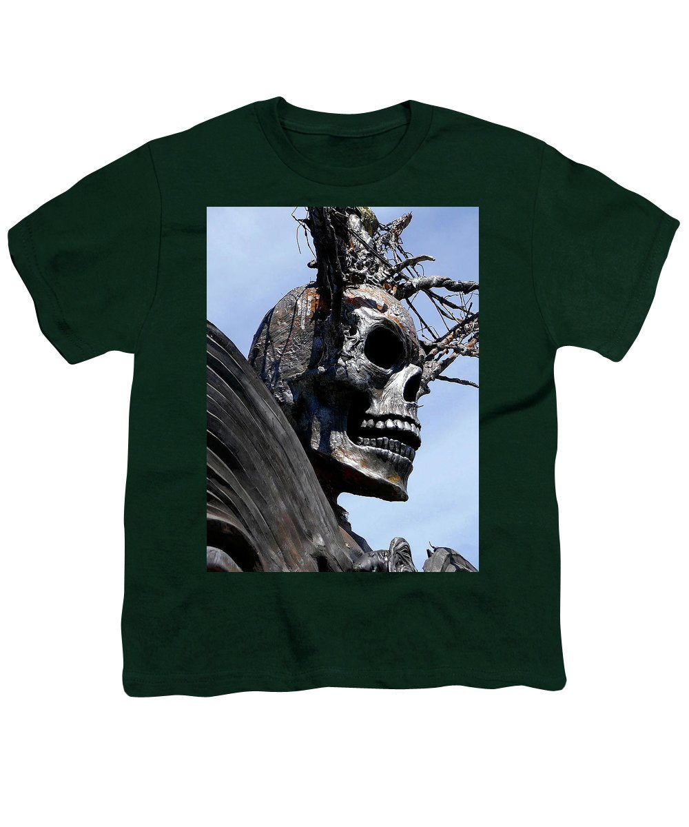 Skull Warrior - Youth T-Shirt - Fry1Productions