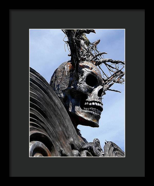 Skull Warrior - Framed Print - Fry1Productions