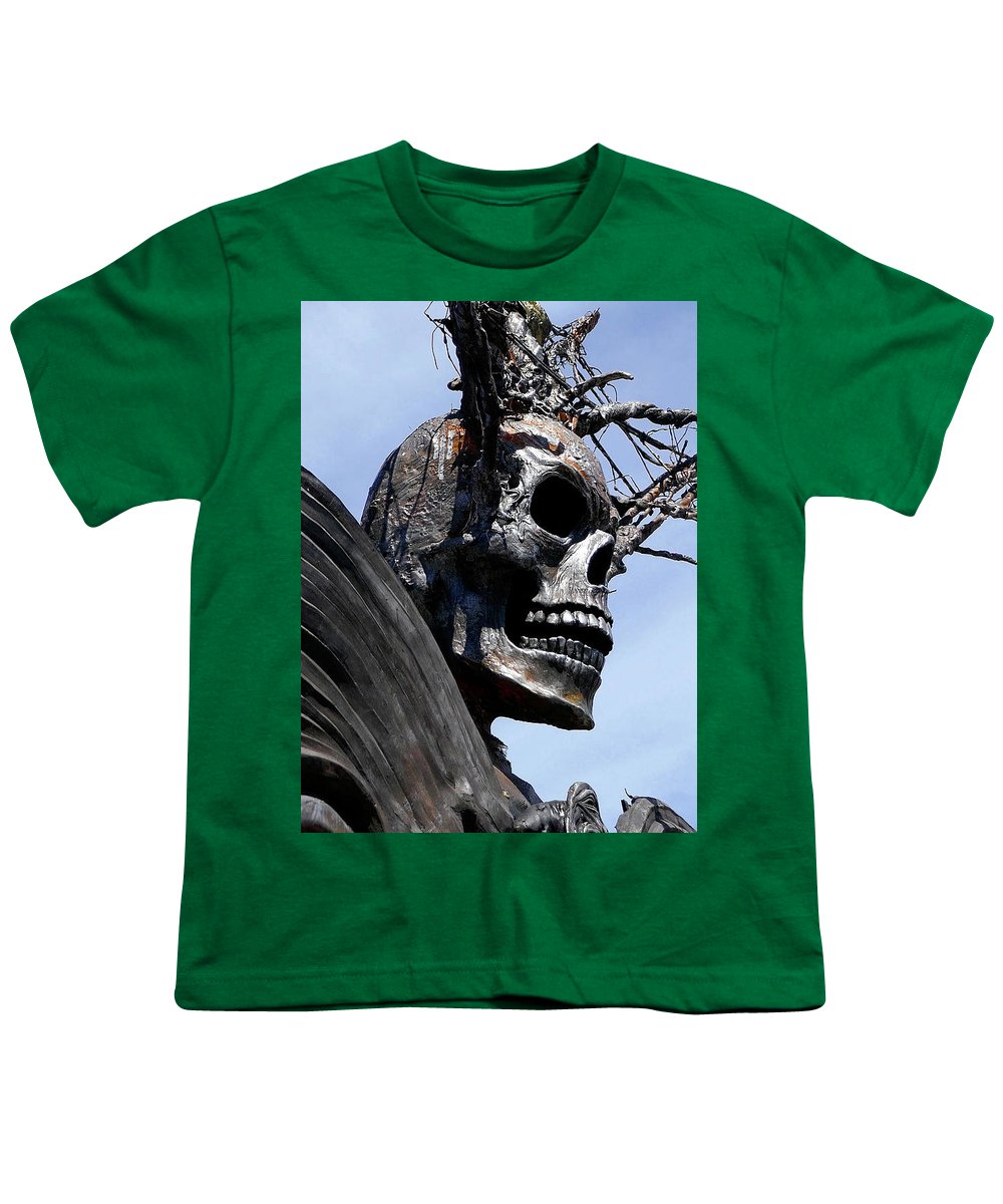 Skull Warrior - Youth T-Shirt - Fry1Productions