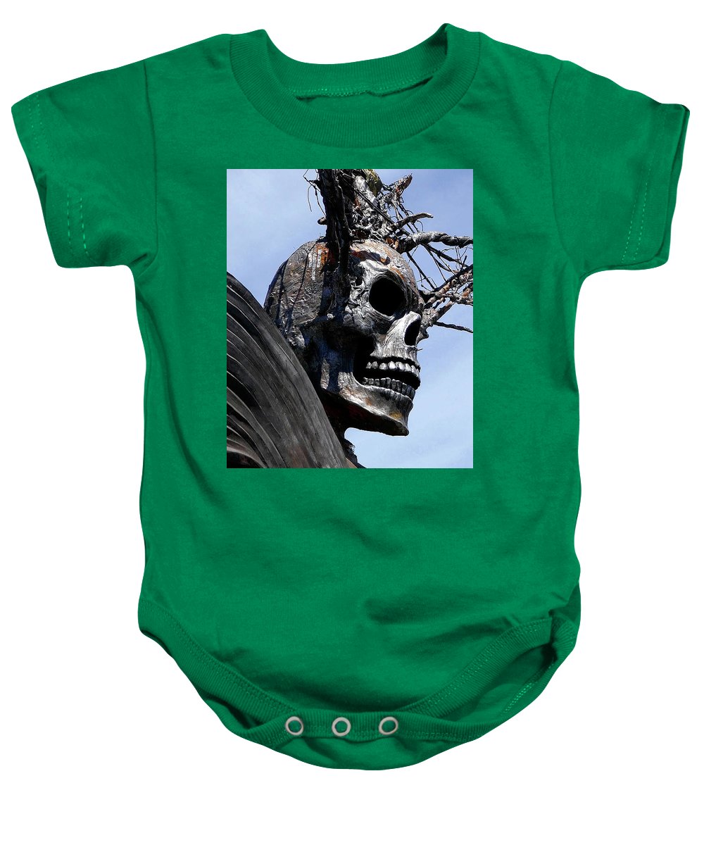 Skull Warrior - Baby Onesie - Fry1Productions