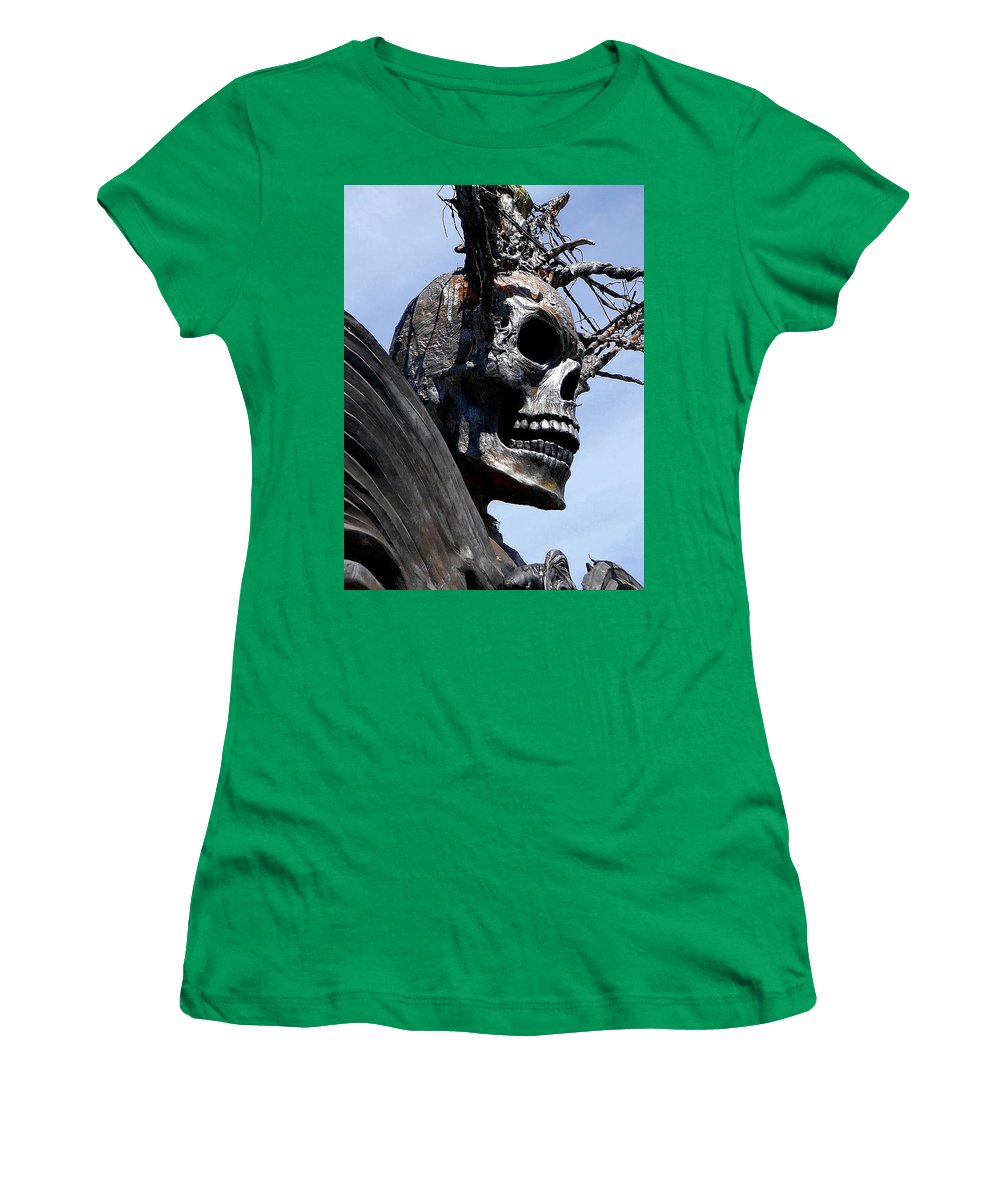 Skull Warrior - Women's T-Shirt - Fry1Productions