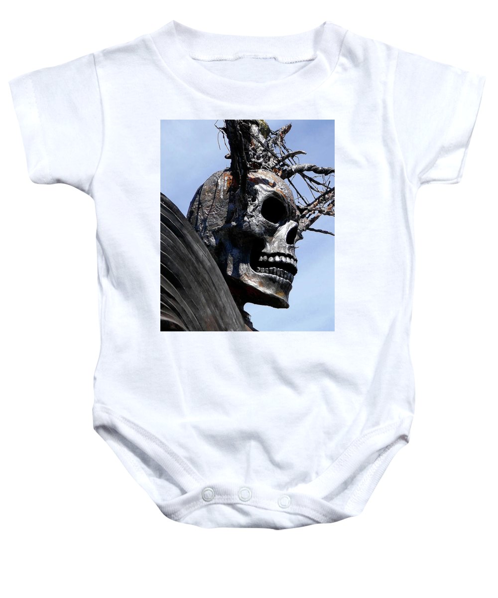 Skull Warrior - Baby Onesie - Fry1Productions