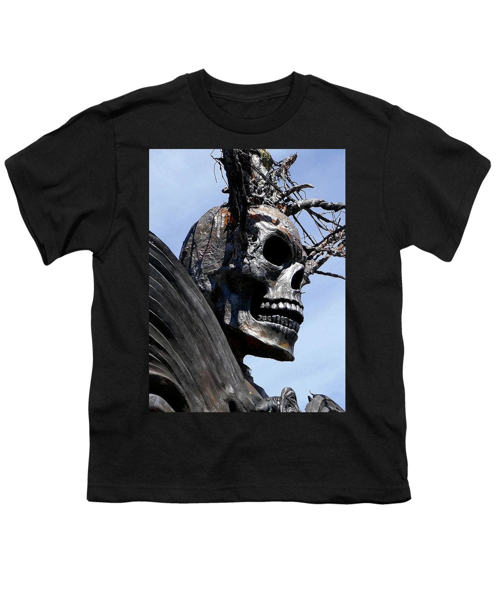 Skull Warrior - Youth T-Shirt - Fry1Productions