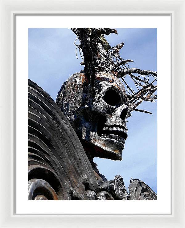 Skull Warrior - Framed Print - Fry1Productions